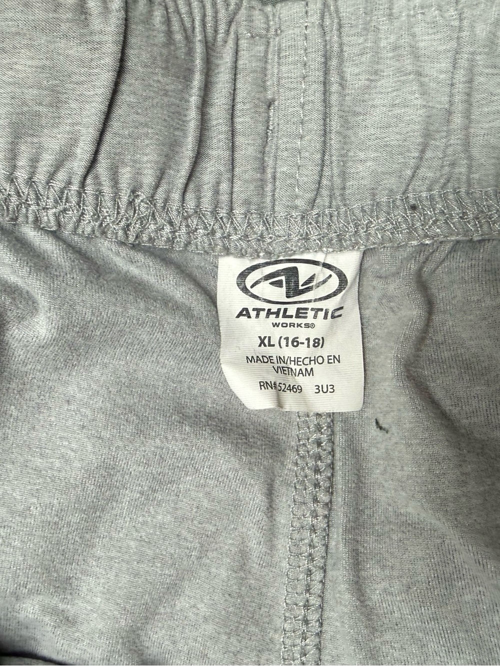 Athletic Works Black Athletic Shorts with Logo - Picture 6 of 9